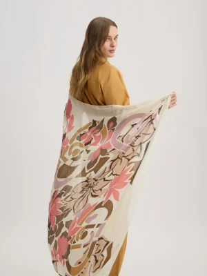 Liu Jo Lurex® Foulard With Floral Print LIUJO