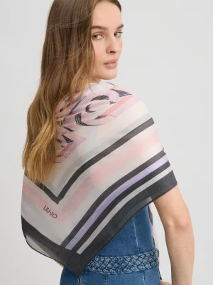 Liu Jo Lurex® Foulard With Logo LIUJO