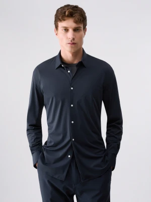 Liu Jo Lycra® Jersey Shirt Dark Blue