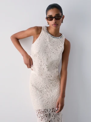 Liu Jo Macramé Top