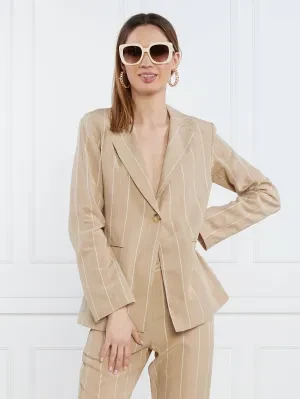 Liu Jo Marynarka | Regular Fit | z dodatkiem lnu