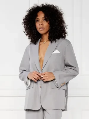 Liu Jo Marynarka | Relaxed fit | z dodatkiem lnu