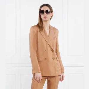 Liu Jo Marynarka | Slim Fit | z dodatkiem lnu