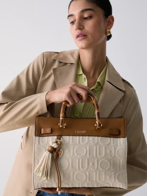 Zdjęcie produktu Liu Jo Medium Bag With Charms beżowy