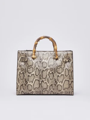 Liu Jo Medium Bag With Snakeskin Print LIUJO