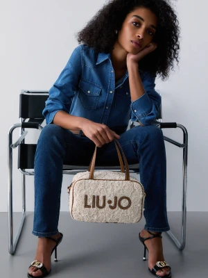 Liu Jo Medium Bowling Bag With Lace Detailing