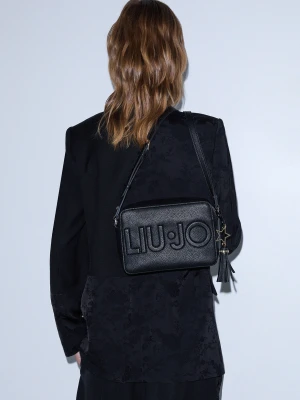 Liu Jo Medium Crossbody Bag With Charm czarny