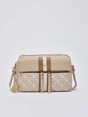 Liu Jo Medium Crossbody Bag With Pocket beżowy