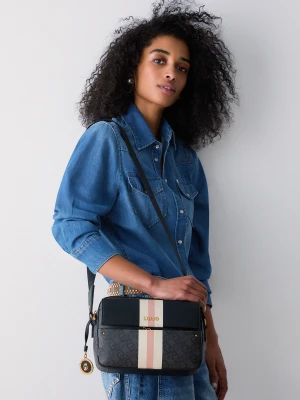 Liu Jo Medium Crossbody Bag With Pocket czarny