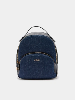 Liu Jo Medium Denim Backpack niebieski