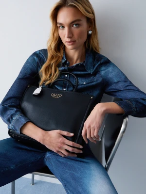 Zdjęcie produktu Liu Jo Medium Handbag With Charm czarny