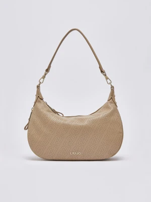 Liu Jo Medium Hobo Bag With Monogram Logo