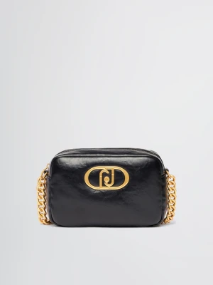 Liu Jo Medium Lapuffy Crossbody Bag czarny