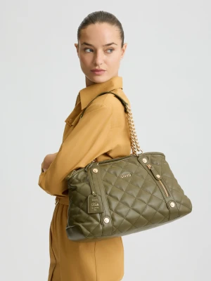 Liu Jo Medium Quilted Tote Bag With Charm LIUJO