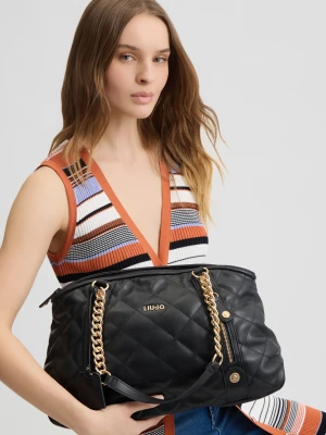 Liu Jo Medium Quilted Tote Bag With Charm LIUJO