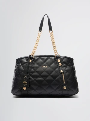 Liu Jo Medium Quilted Tote Bag With Charm LIUJO