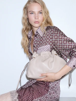 Liu Jo Medium Riccy Shoulder Bag biały
