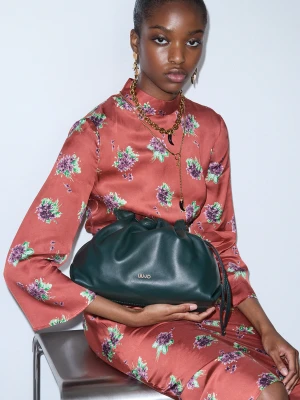Liu Jo Medium Riccy Shoulder Bag Dark Green