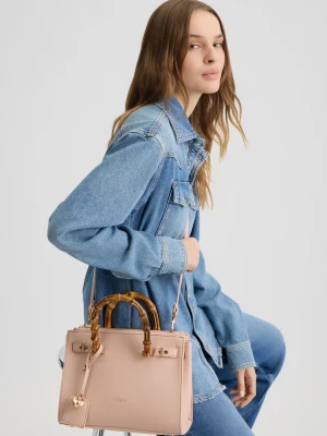 Liu Jo Medium Satchel With Bamboo-finish Handles LIUJO