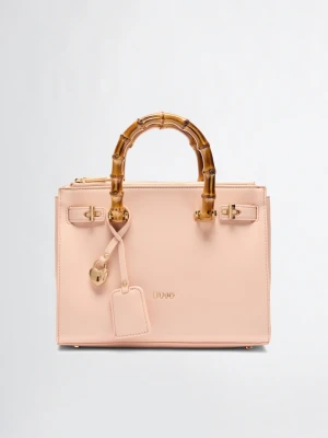 Liu Jo Medium Satchel With Bamboo-finish Handles LIUJO