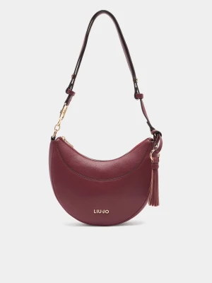 Liu Jo Medium Shoulder Bag With Charm czerwony