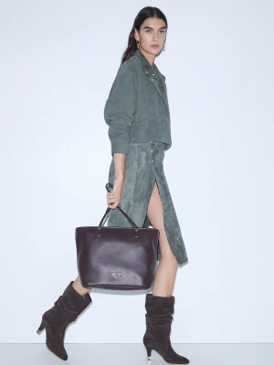 Liu Jo Medium Tote Bag Dark Brown