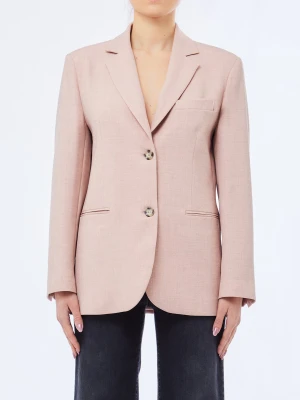 Liu Jo Melange Fabric Blazer różowy
