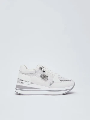 Liu Jo Mesh Platform Sneakers biały
