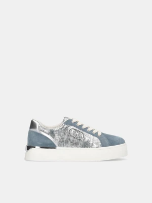 Liu Jo Metallic Crackle-effect Sneakers LIUJO