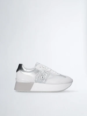 Liu Jo Metallic-effect Denim Sneakers LIUJO