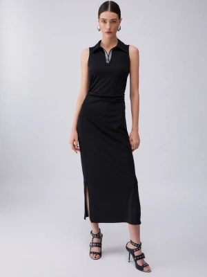Liu Jo Midi Dress With Gemstones