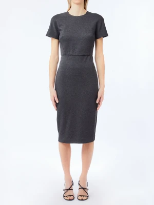Liu Jo Sheath Dress Midi With Zip Slate