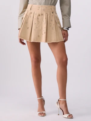 Liu Jo Mini Skirt With Bejewelled Embellishment LIUJO