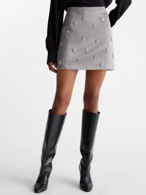 Liu Jo Miniskirt With Rhinestones LIUJO