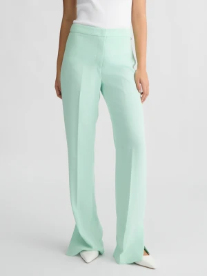 Liu Jo Mint Green Trousers With Slit LIUJO