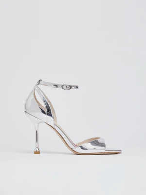 Liu Jo Mirrored Laminated Heeled Sandals LIUJO
