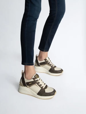 Liu Jo Monogram Sneakers With Wedge LIUJO