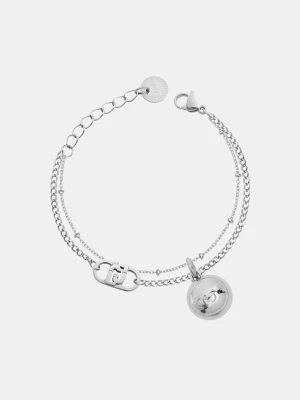 Liu Jo Multi-chain Bracelet With Charm