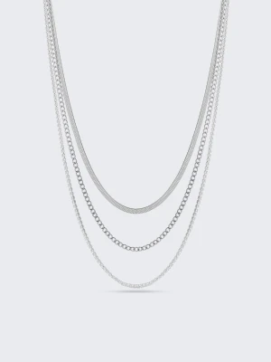 Liu Jo Multichain Necklace srebrny