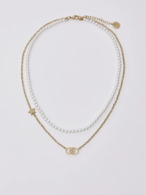 Liu Jo Multi-strand Necklace With Pearls LIUJO