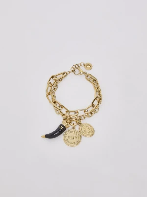 Liu Jo Bracelet Multi-chain With Charms czarny