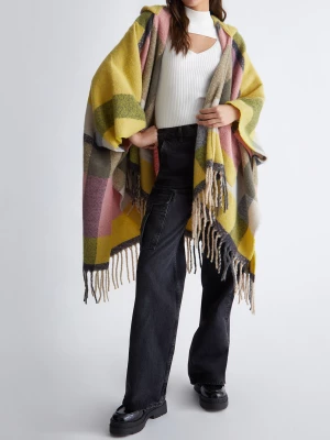 Liu Jo Multicolour Check Poncho LIUJO