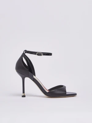 Liu Jo Nappa Leather Heeled Sandals LIUJO