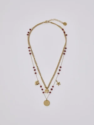 Liu Jo Necklace With Charm czerwony