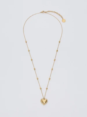 Liu Jo Necklace With Heart And Cross złoty