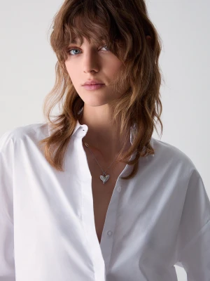 Liu Jo Necklace With Heart Scultoreo srebrny