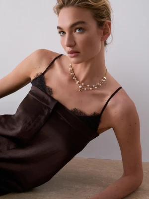 Liu Jo Necklace With Pearls And Charm