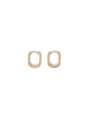 Liu Jo Geometric Earrings złoty