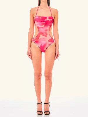 Liu Jo One-piece Swimsuit With Foliage Print LIUJO