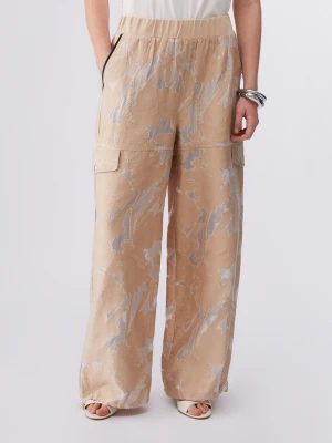 Liu Jo Organza Jacquard Trousers LIUJO